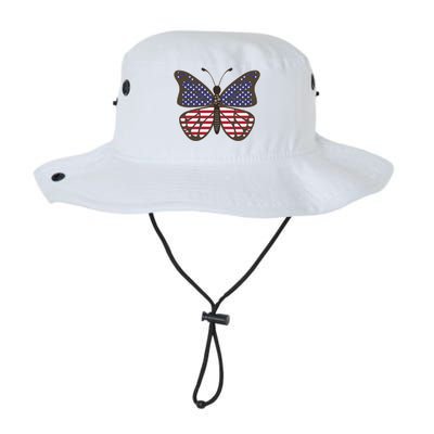 Butterfly Usa Us Flag American Beauty Butterfly Lover Funny Gift Legacy Cool Fit Booney Bucket Hat