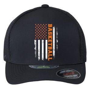 Basketball Usa Us Flag Basketball Flexfit Unipanel Trucker Cap