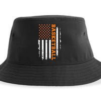 Basketball Usa Us Flag Basketball Sustainable Bucket Hat