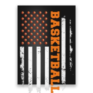 Basketball USA US Flag Basketball Poster