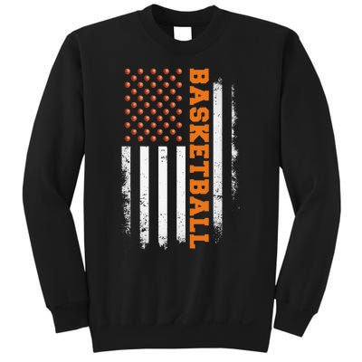 Basketball Usa Us Flag Sweatshirt