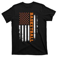 Basketball Usa Us Flag T-Shirt