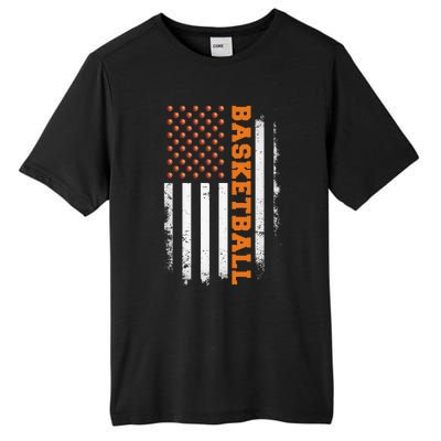 Basketball Usa Us Flag Tall Fusion ChromaSoft Performance T-Shirt