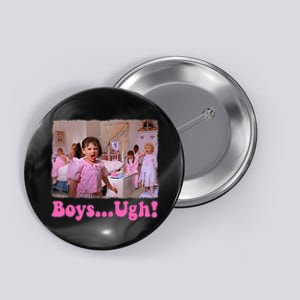 Boy Ugh Valentines Day Funny Button