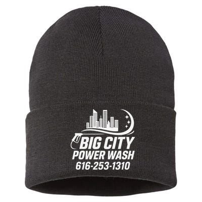 Bcpw Uniform White Logo Sustainable Knit Beanie