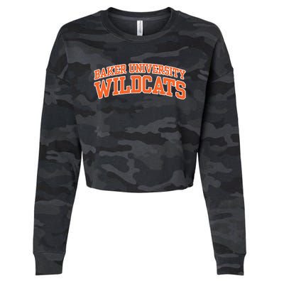 Baker University Wildcats Cropped Pullover Crew