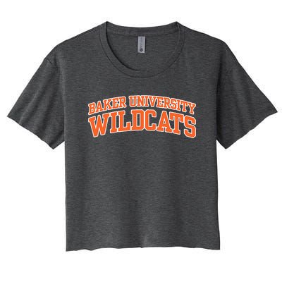 Baker University Wildcats Women's Crop Top Tee