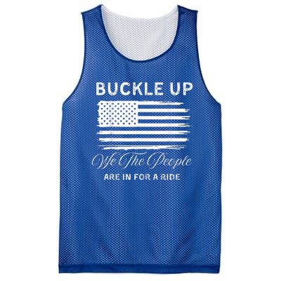 Buckle Up We The People Are In For A Ride Mesh Reversible Basketball Jersey Tank