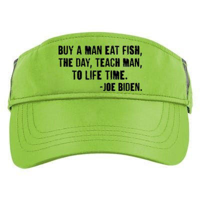 Buy A Man Eat Fish Joe Biden  Adult Drive Performance Visor