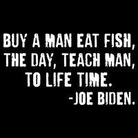 Buy A Man Eat Fish Joe Biden  Backpack