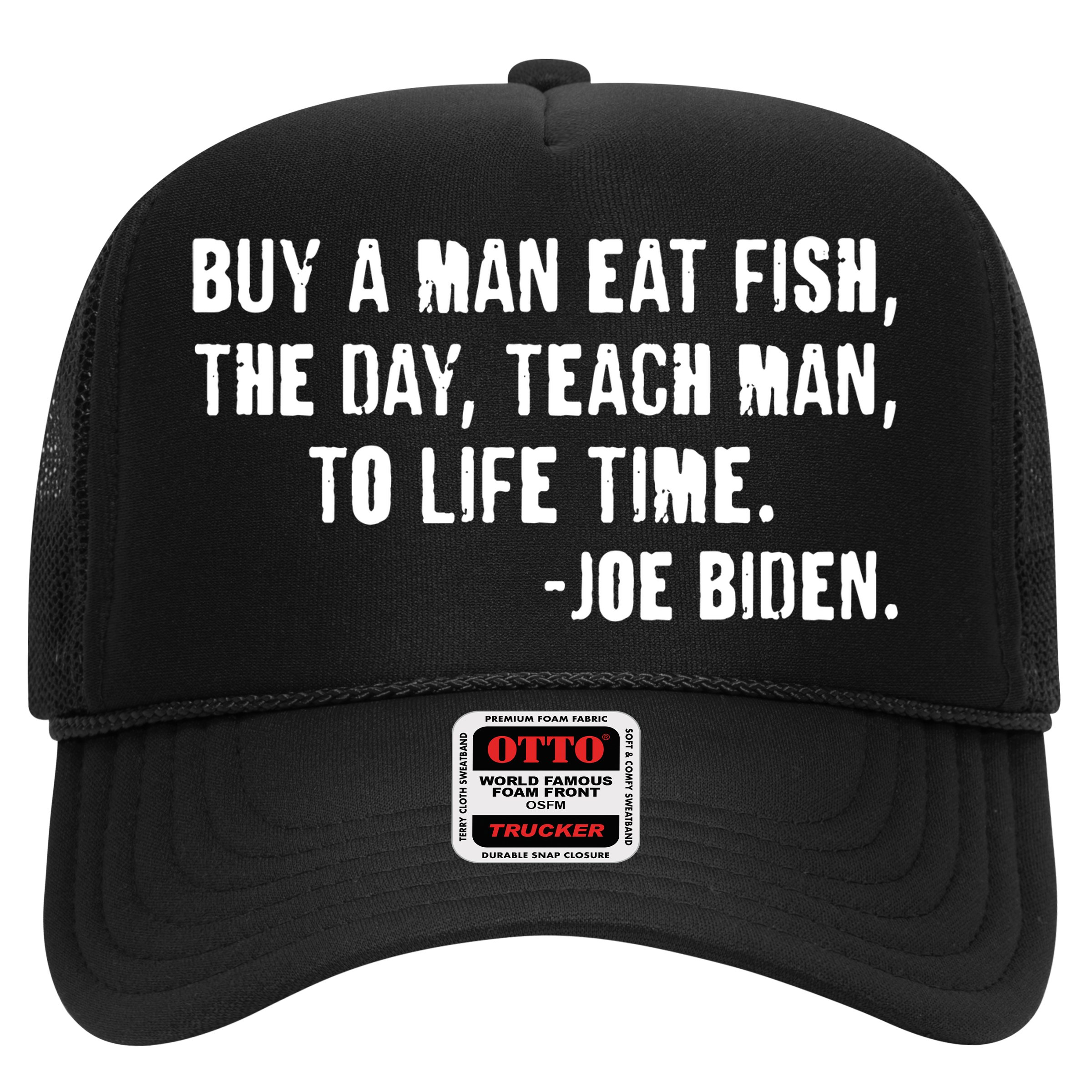 Buy A Man Eat Fish Joe Biden  Hat