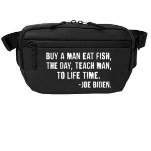 Buy A Man Eat Fish Joe Biden  Crossbody Pack