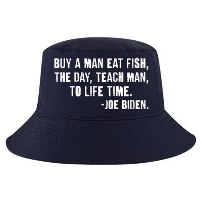 Buy A Man Eat Fish Joe Biden  Cool Comfort Performance Bucket Hat