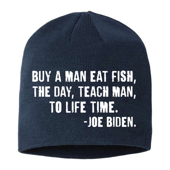 Buy A Man Eat Fish Joe Biden  Sustainable Beanie