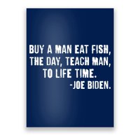 Buy A Man Eat Fish Joe Biden  Poster