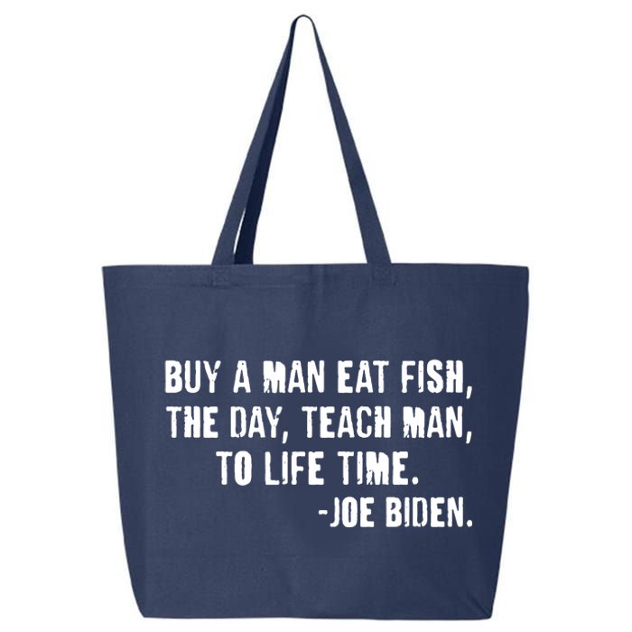 Buy A Man Eat Fish Joe Biden  25L Jumbo Tote