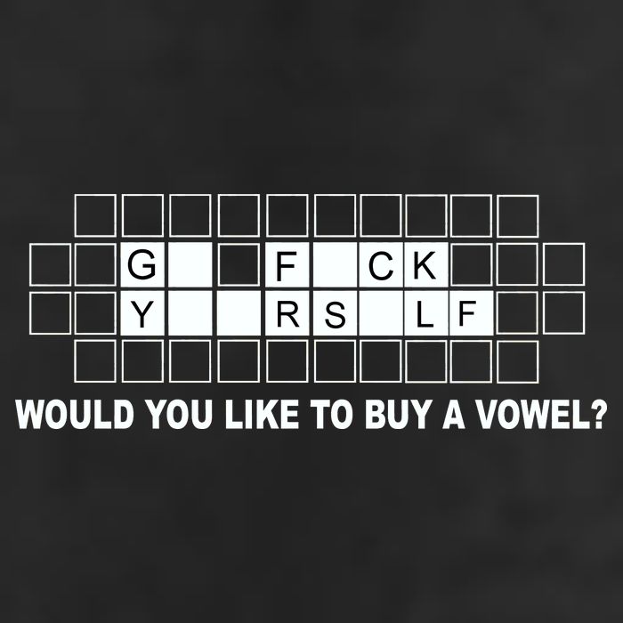 Buy A Vowel Go Fuck Yourself Funny 7 Panel Mesh Trucker Snapback Hat