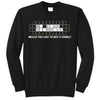 Buy A Vowel Go Fuck Yourself Funny Tall Sweatshirt