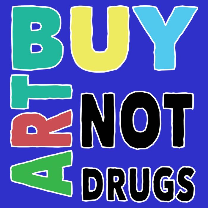 Buy Art Not Drugs  Colorful  Hoodie