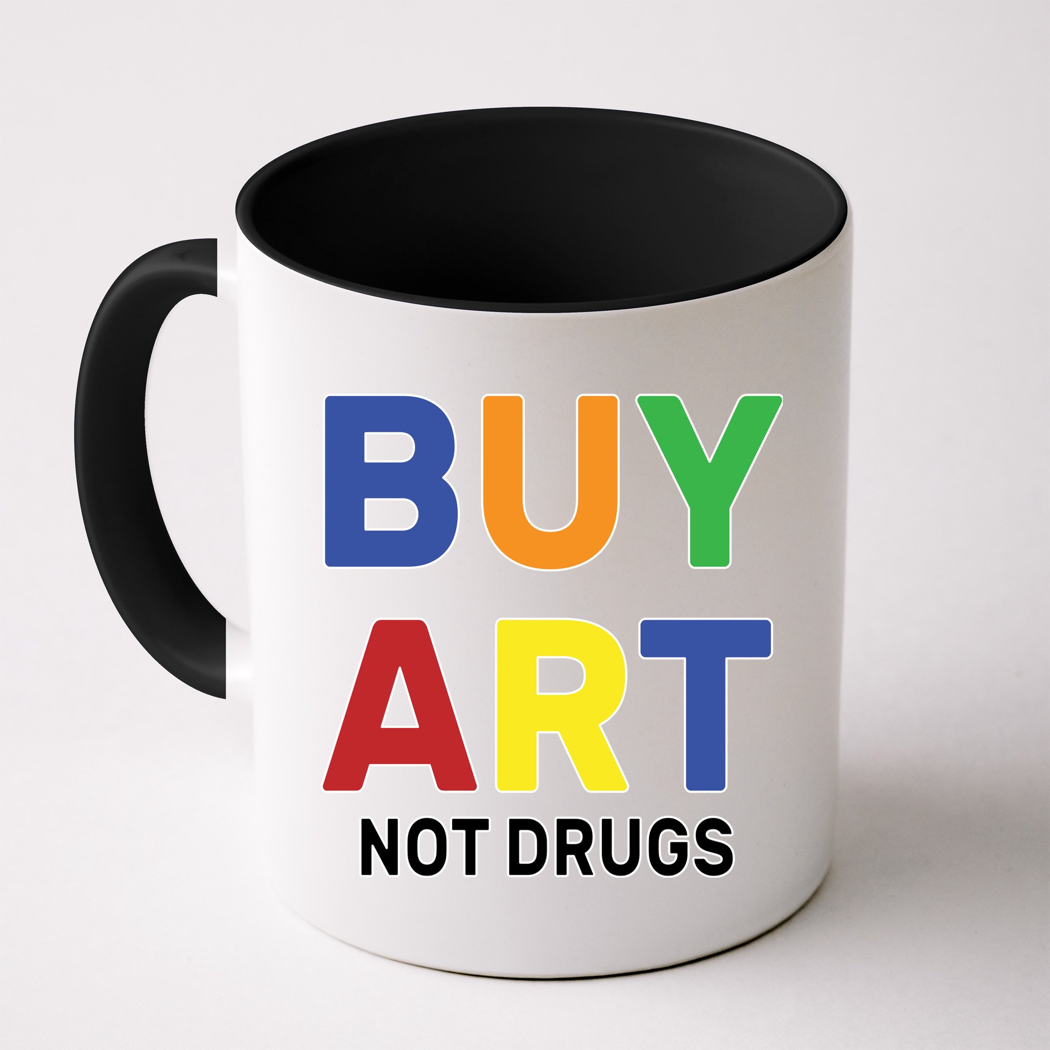 Buy Art Not Drugs Logo Mug