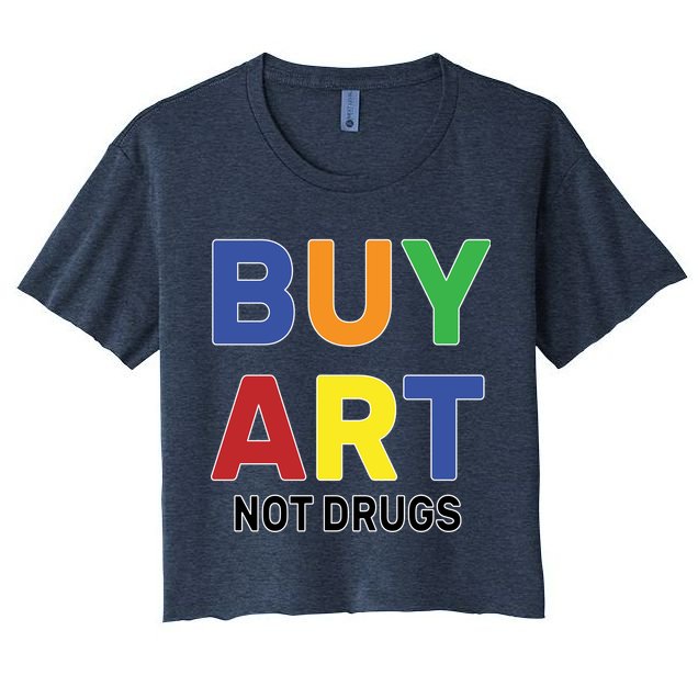 Buy Art Not Drugs Logo Crop Top