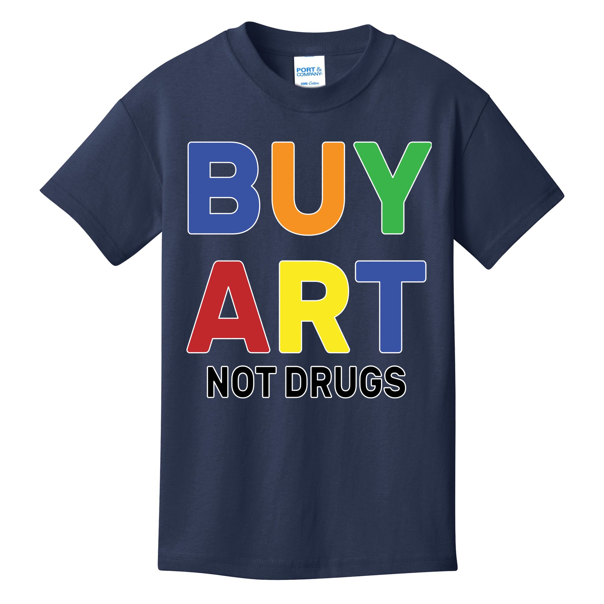 Buy Art Not Drugs Logo Kids T-Shirt