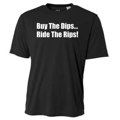 Buy The Dips Ride The Rips Stock Cooling Performance Crew T-Shirt