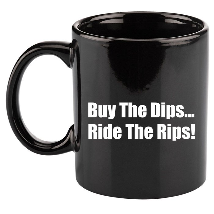 Buy The Dips Ride The Rips Stock 11oz C Handle Ceramic Mug