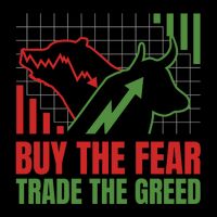 Buy The Fear Trade The Greed Zip Tote Bag