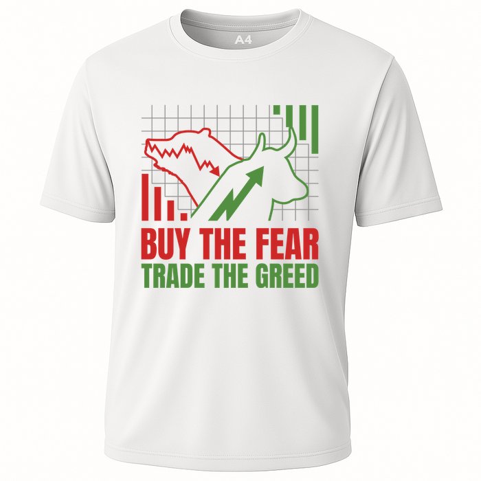 Buy The Fear Trade The Greed Cooling Performance Crew T-Shirt