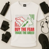 Buy The Fear Trade The Greed Cooling Performance Crew T-Shirt