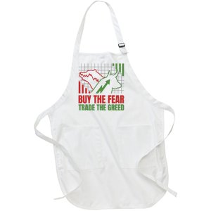 Buy The Fear Trade The Greed Full-Length Apron With Pockets