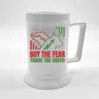 Buy The Fear Trade The Greed Beer Stein