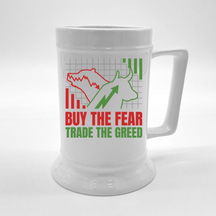 Buy The Fear Trade The Greed Beer Stein