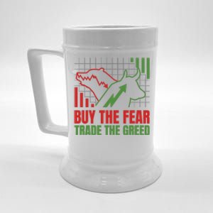 Buy The Fear Trade The Greed Beer Stein