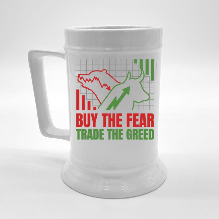 Buy The Fear Trade The Greed Beer Stein