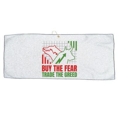 Buy The Fear Trade The Greed Large Microfiber Waffle Golf Towel