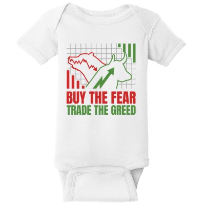Buy The Fear Trade The Greed Baby Bodysuit