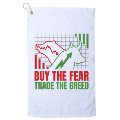 Buy The Fear Trade The Greed Golf Towel