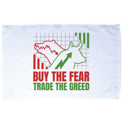 Buy The Fear Trade The Greed Microfiber Hand Towel