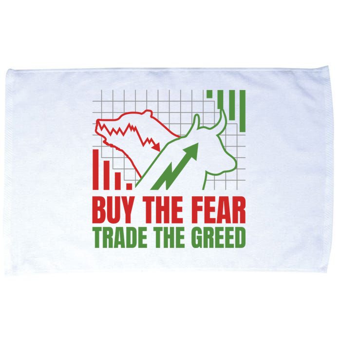 Buy The Fear Trade The Greed Microfiber Hand Towel