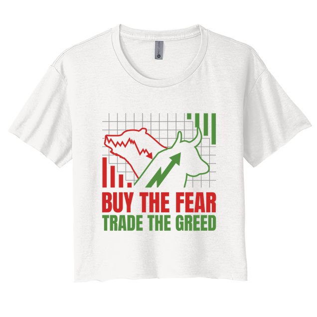Buy The Fear Trade The Greed Crop Top