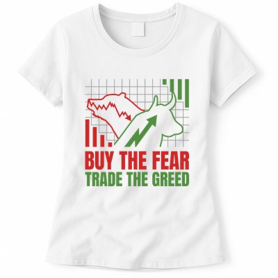 Buy The Fear Trade The Greed Womens T-Shirt