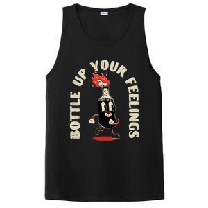 Bottle Up Your Feelings Funny Sarcastic Quote Gift PosiCharge Competitor Tank