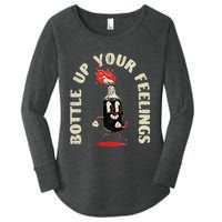 Bottle Up Your Feelings Women's Perfect Tri Tunic Long Sleeve Shirt