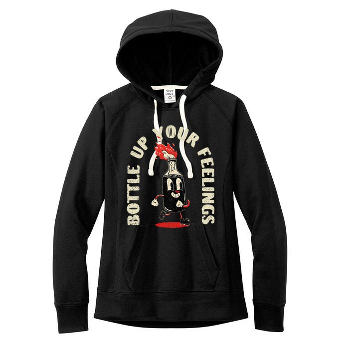 Bottle Up Your Feelings Women's Fleece Hoodie