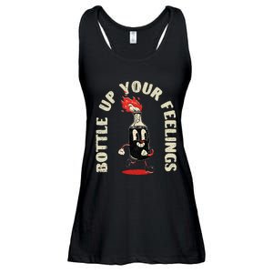 Bottle Up Your Feelings Ladies Essential Flowy Tank