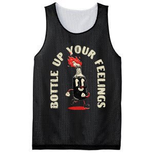 Bottle Up Your Feelings Mesh Reversible Basketball Jersey Tank