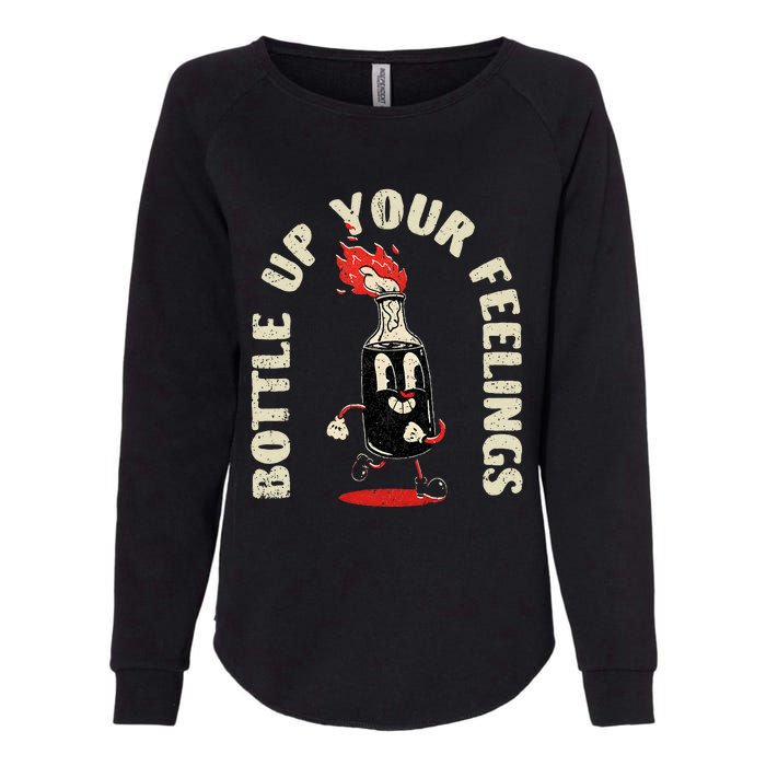 Bottle Up Your Feelings Womens California Wash Sweatshirt