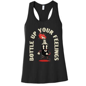 Bottle Up Your Feelings Women's Racerback Tank